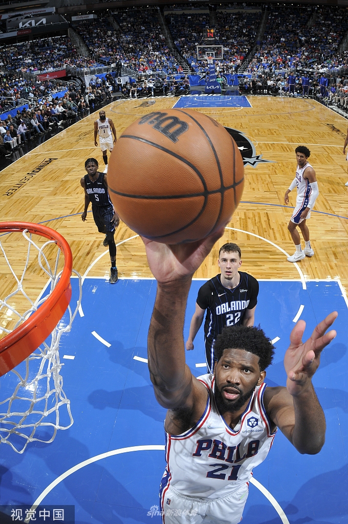 吉林队逆转魔术，恩比德统治全场