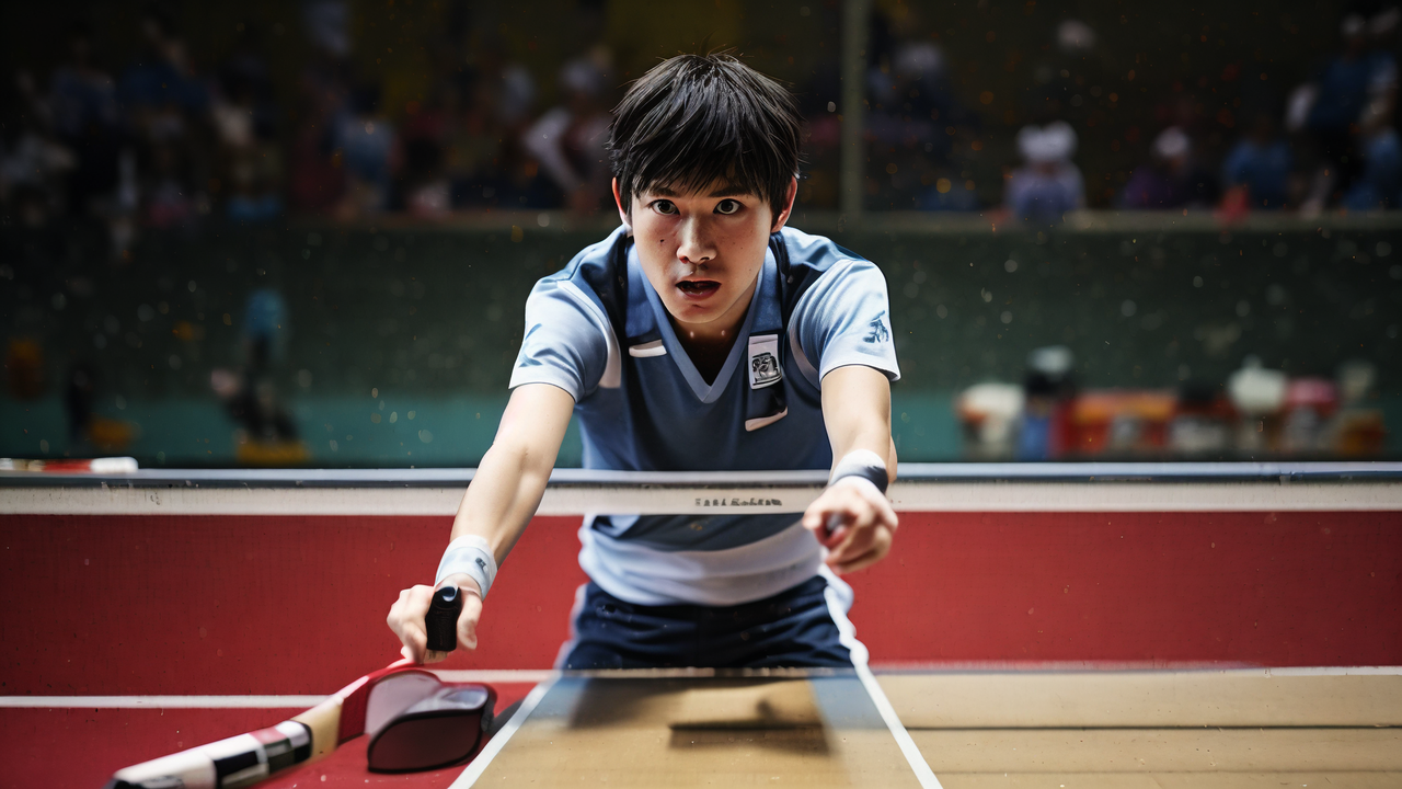 法国队完胜奥地利队，张本智和关键制胜